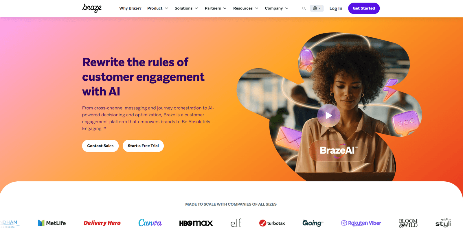 Braze enterprise customer engagement platform