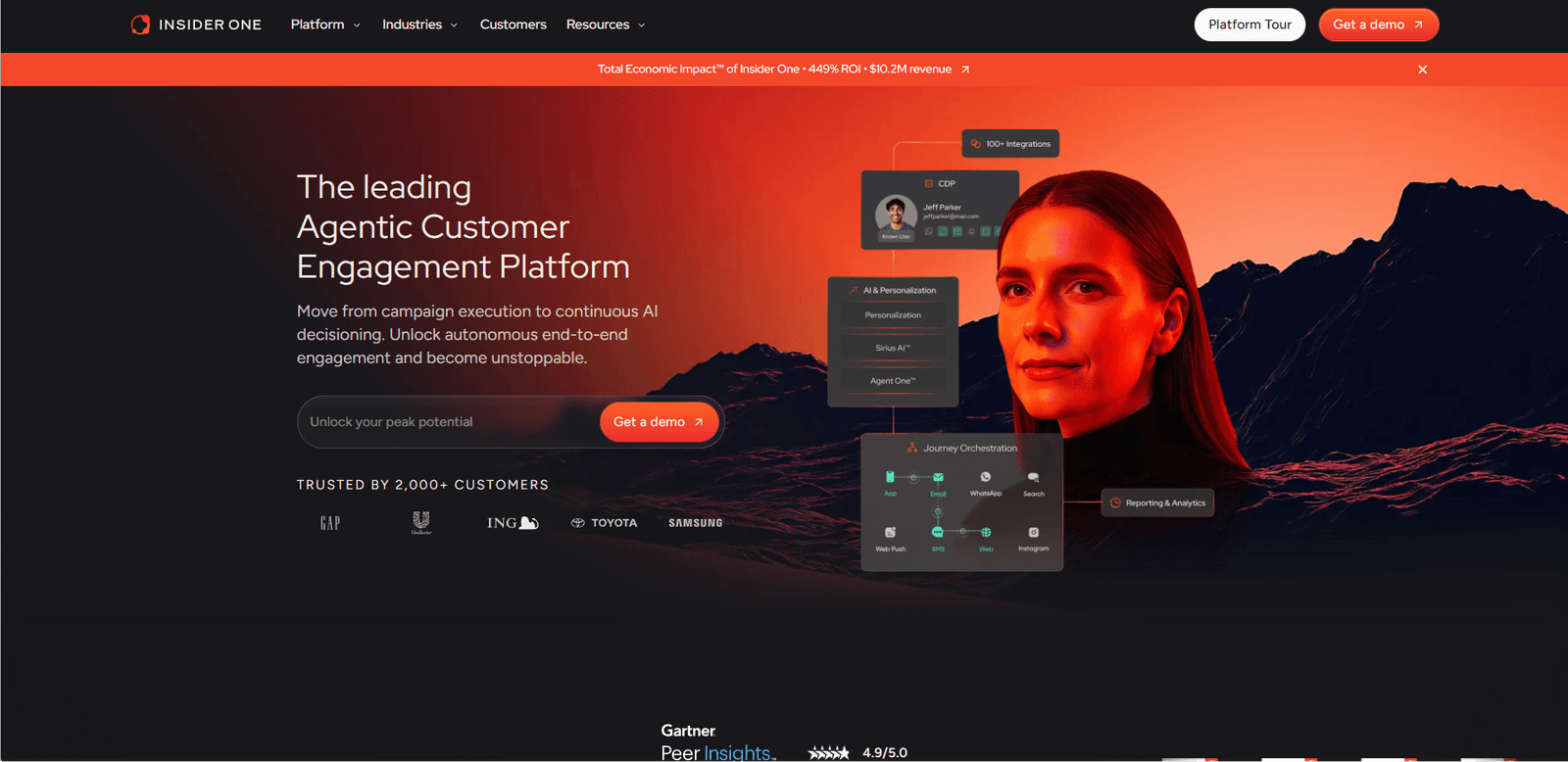 Insider personalization platform for retail and travel