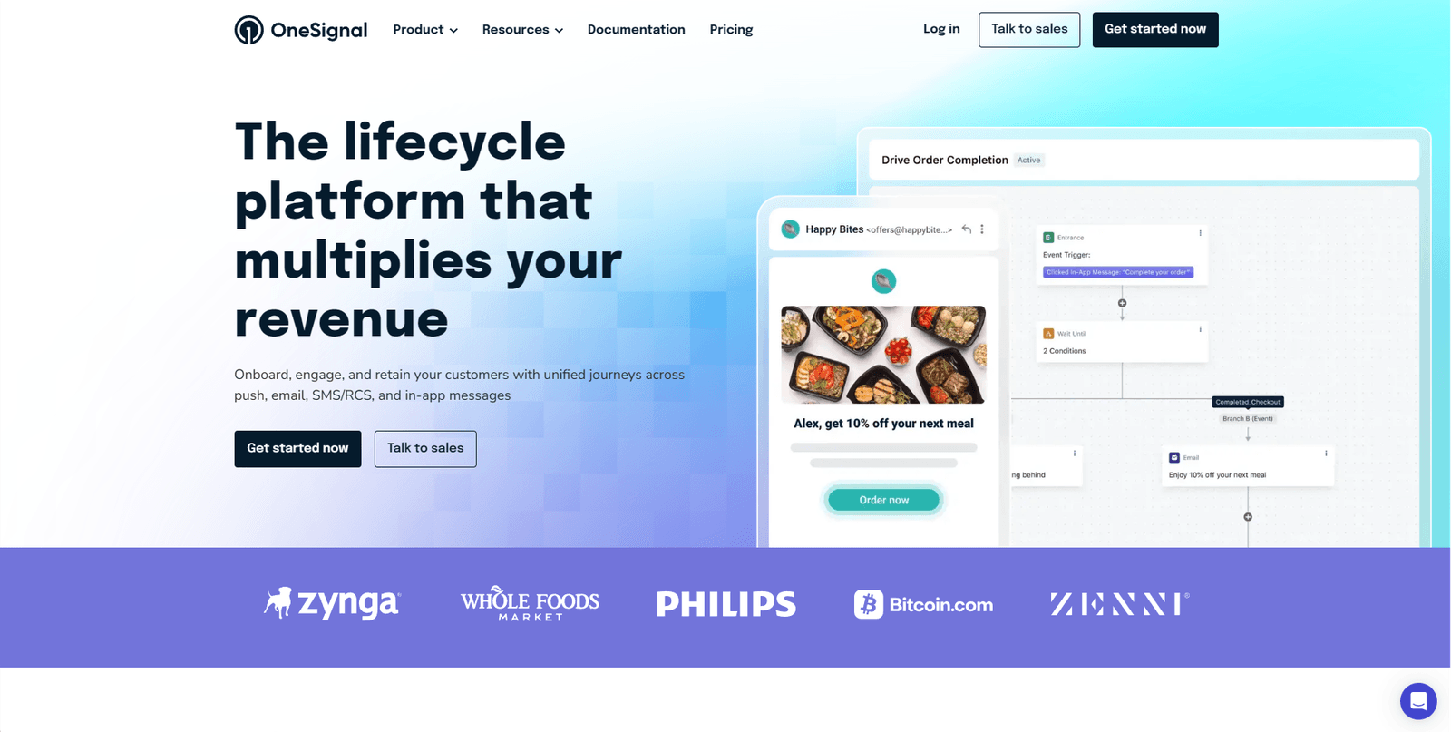 OneSignal affordable messaging and push notification platform