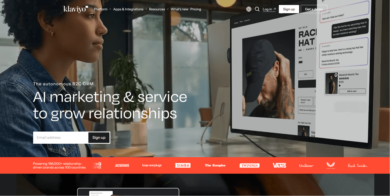 Klaviyo ecommerce marketing analytics dashboard