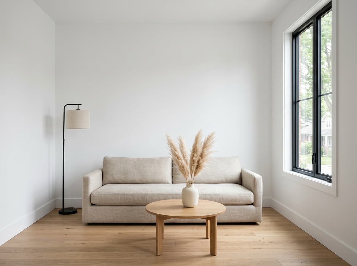 Interior staging - after