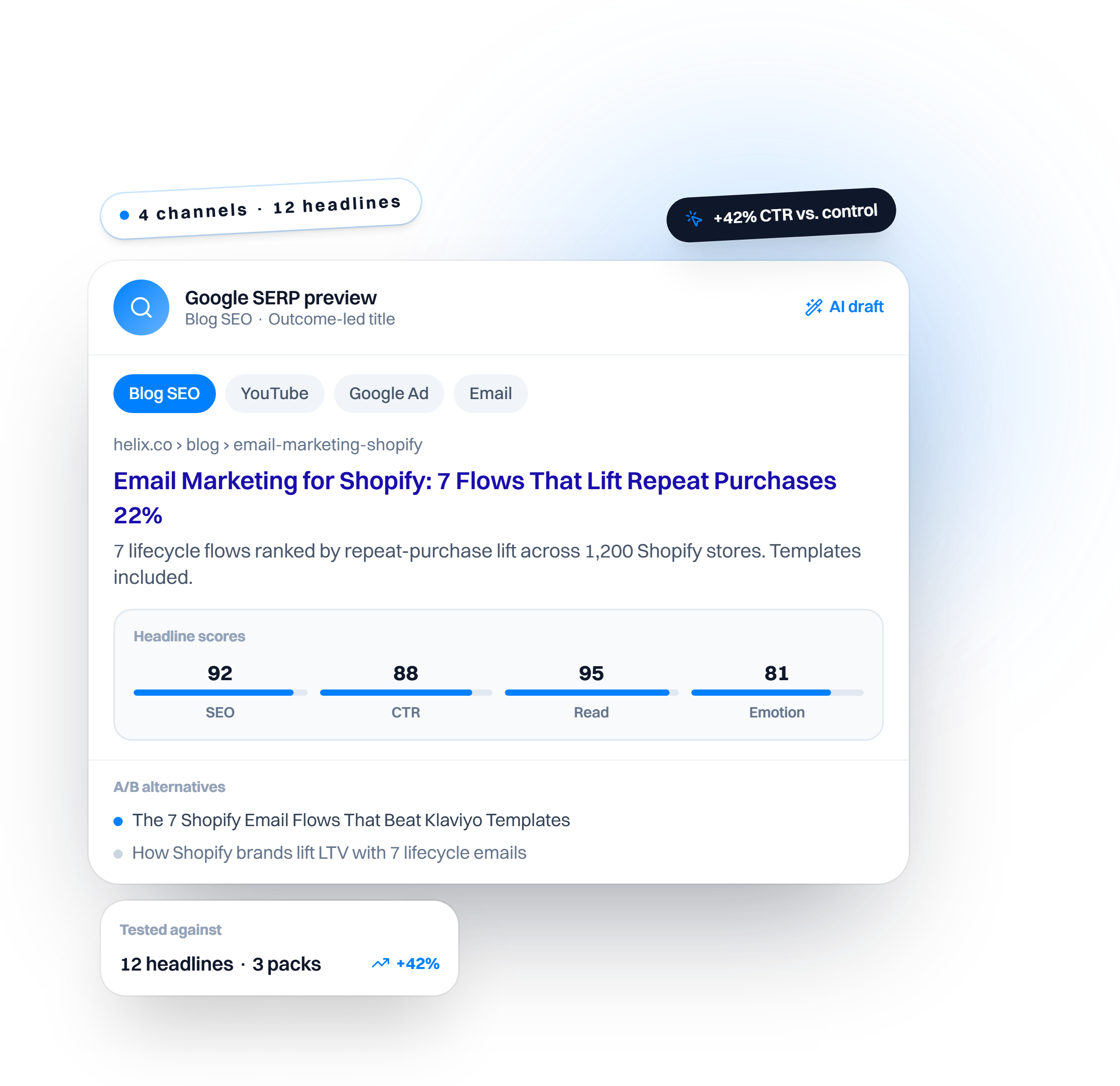 AI Headline Generator preview