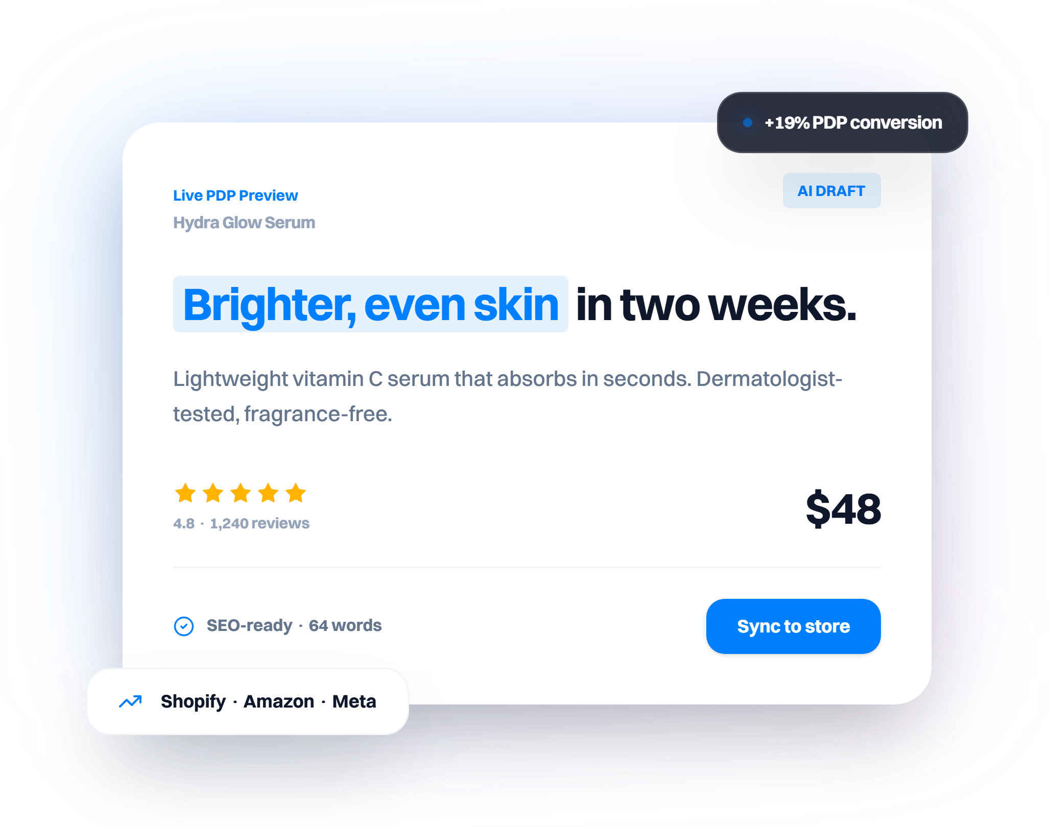 Product Description Generator preview